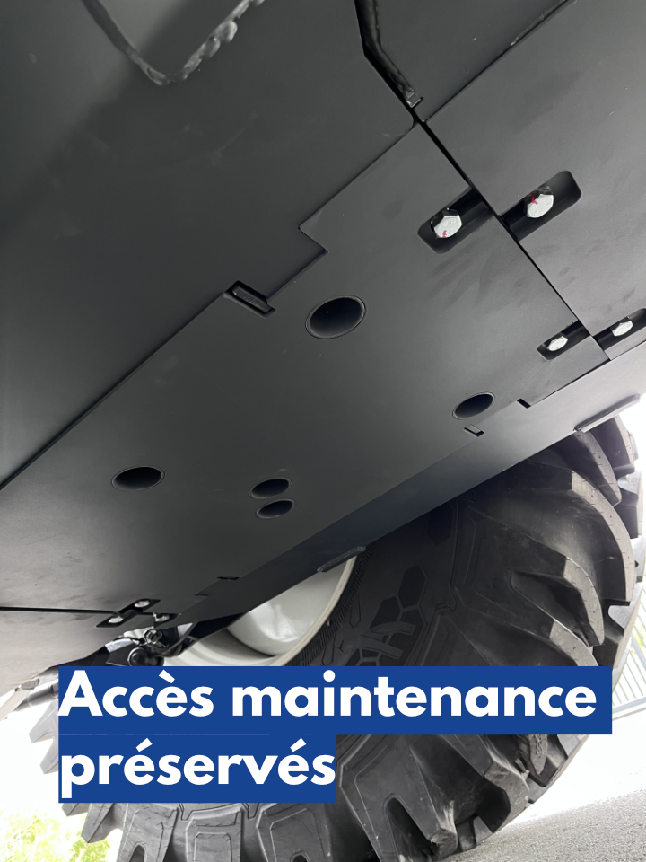 Accès maintenance préservés, sans démontage
