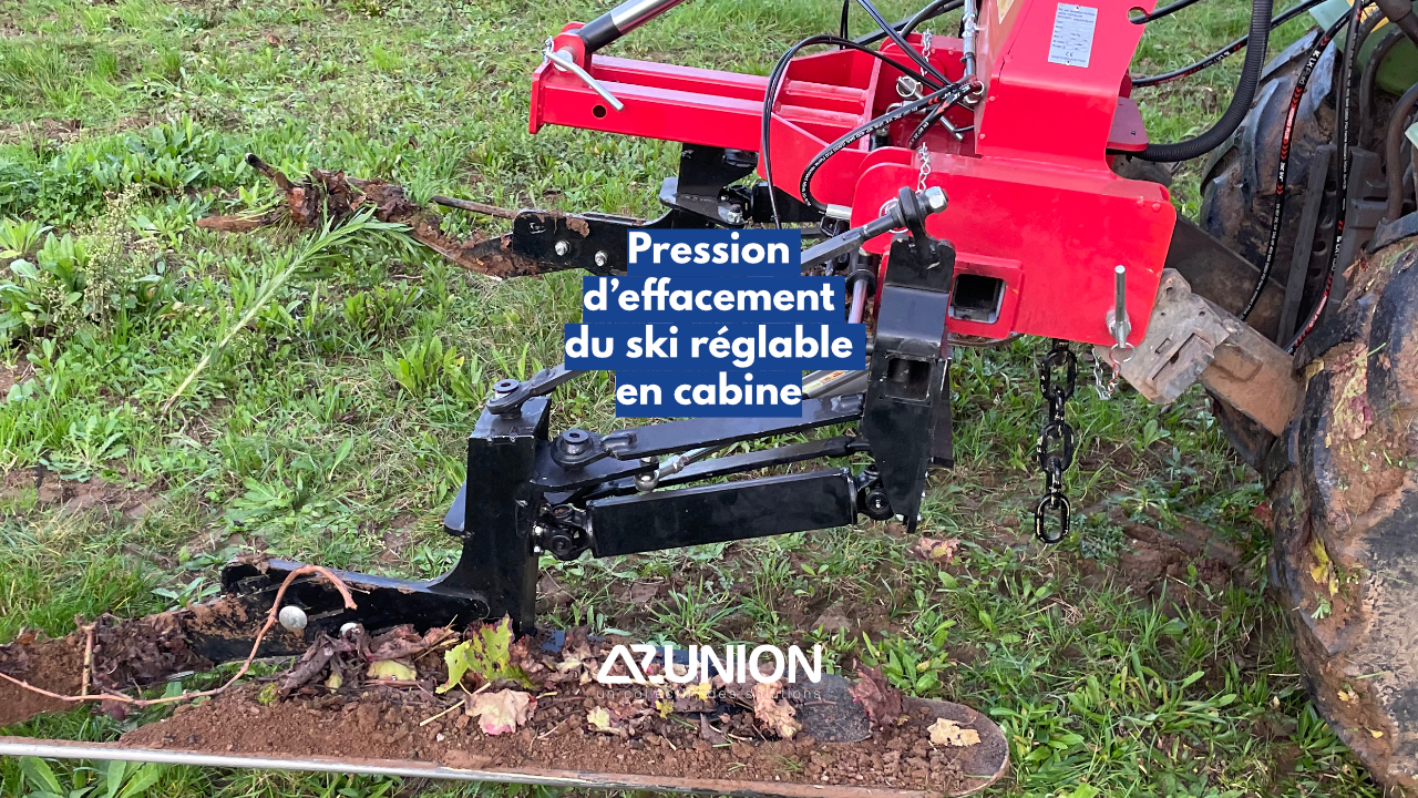 Largeur de travail entre 1,5 et 2,5m